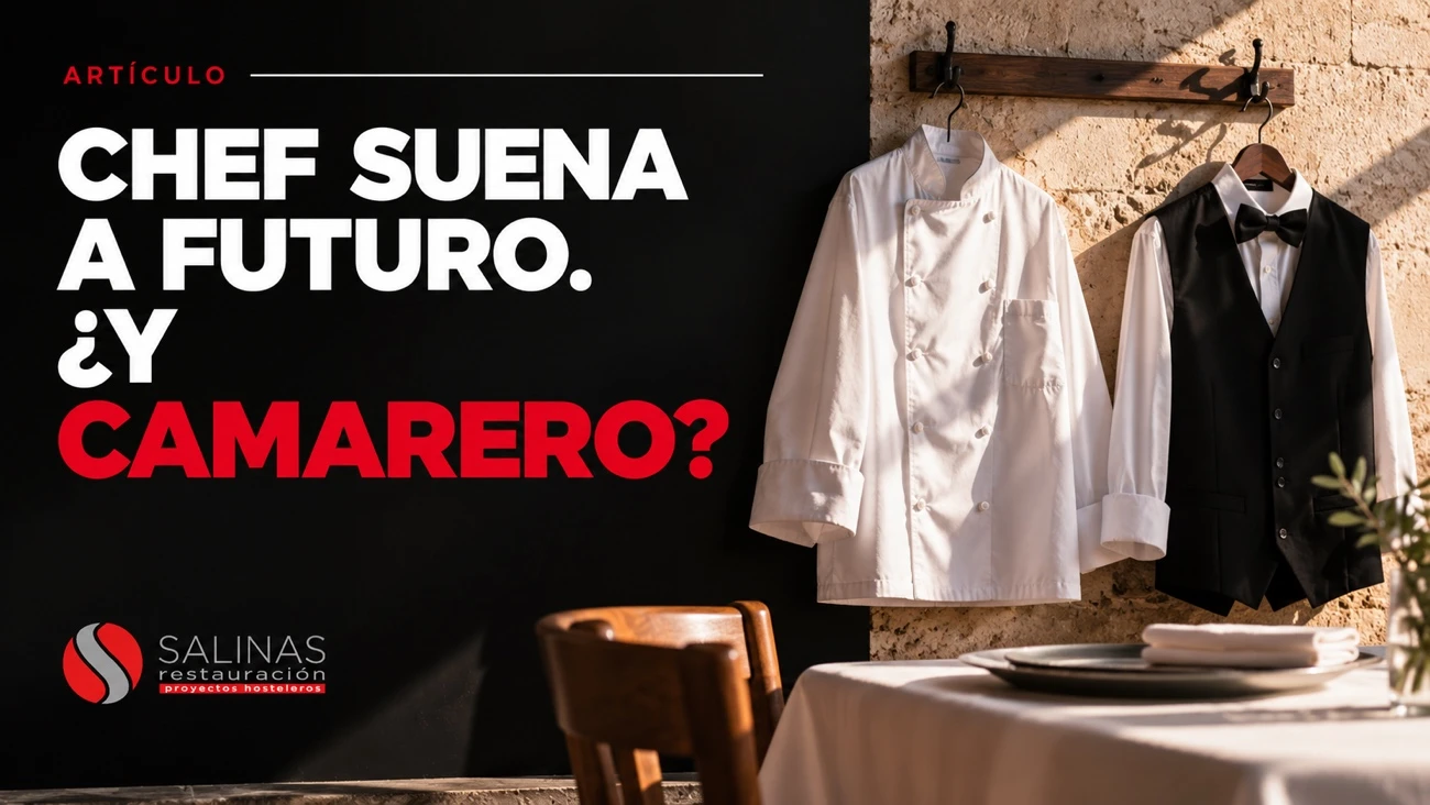 Chef suena a futuro. ¿Y camarero?